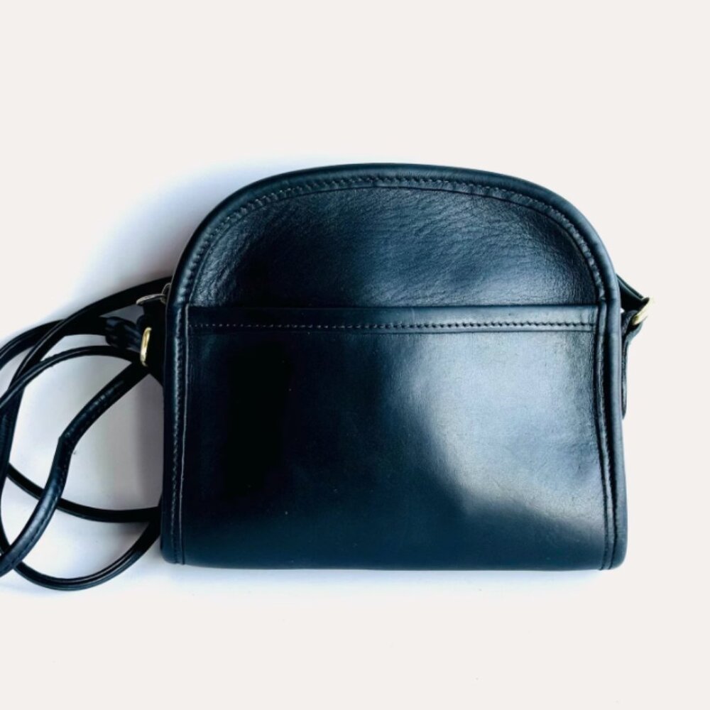 Coach Abbie Bag Purse 9017 Black Leather Crossbody United States Vintage 90s